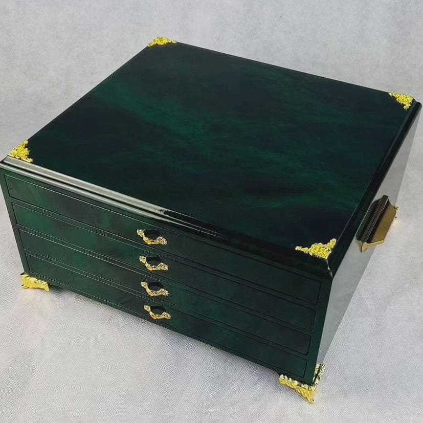Handmade Wooden Prayer Beads Cabinet – 40-Slot Organizer
