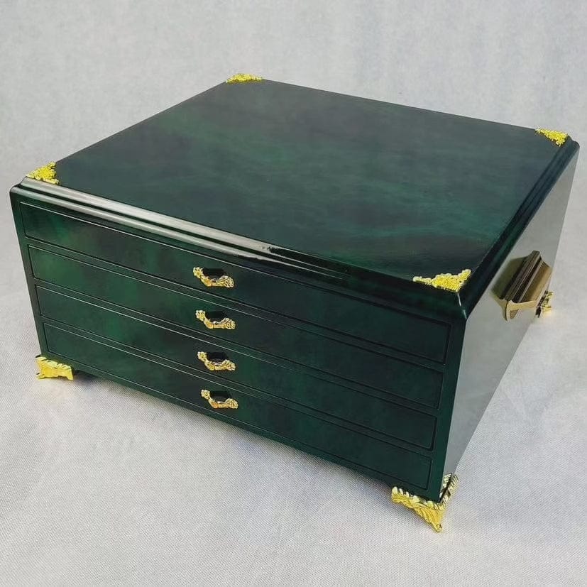 Handmade Wooden Prayer Beads Cabinet – 40-Slot Organizer