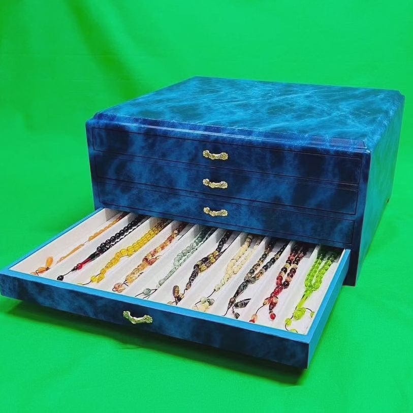 Luxury Wooden Tasbih Cabinet – 40 Prayer Beads Capacity