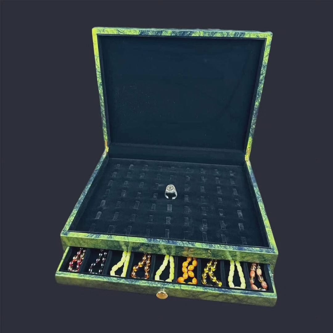 Luxury VIP Tasbih Box – 9 Rows, 63 Prayer Bead Capacity
