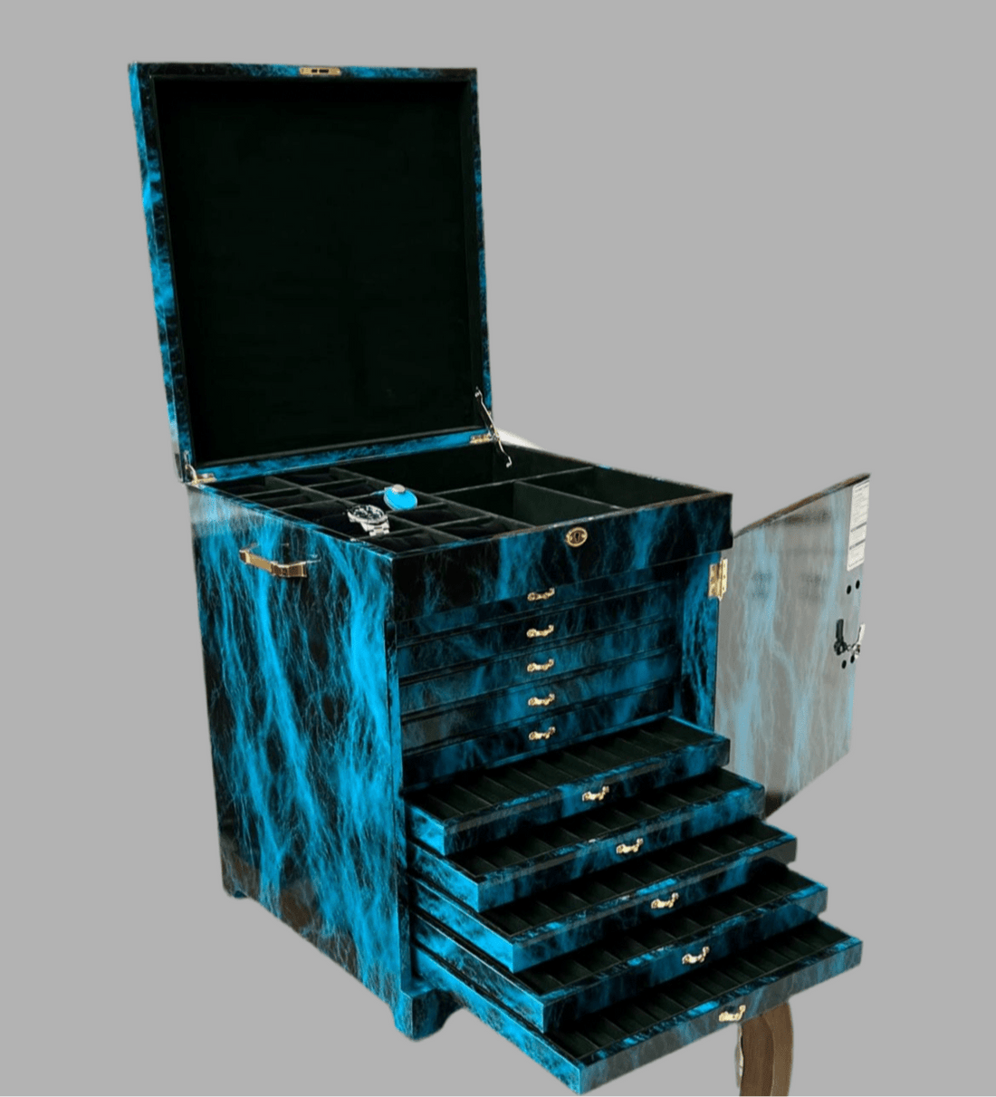 VIP Lockable Tasbih & Watch Cabinet – Luxury Organizer