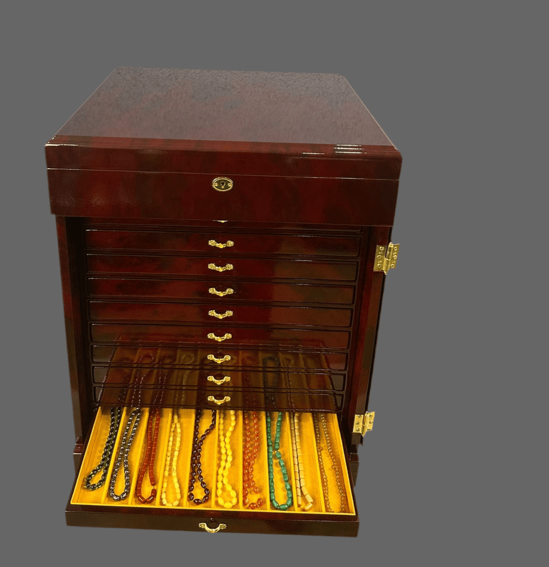 Lockable Luxury VIP Cabinet – 100 Tasbih & Jewelry Organizer