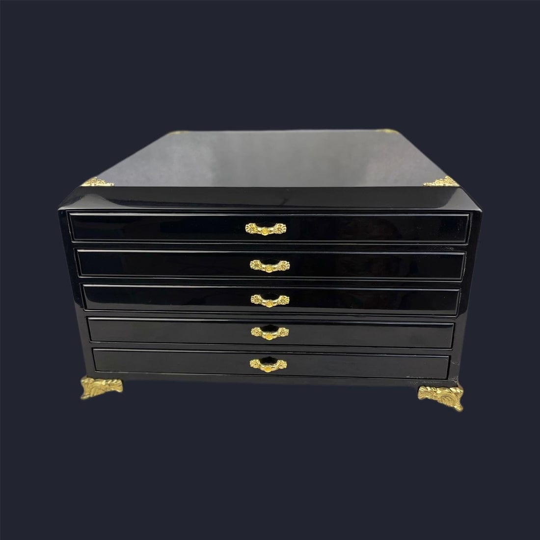 5-Drawer Luxury Tasbih Cabinet – 50 Bead Capacity Organizer