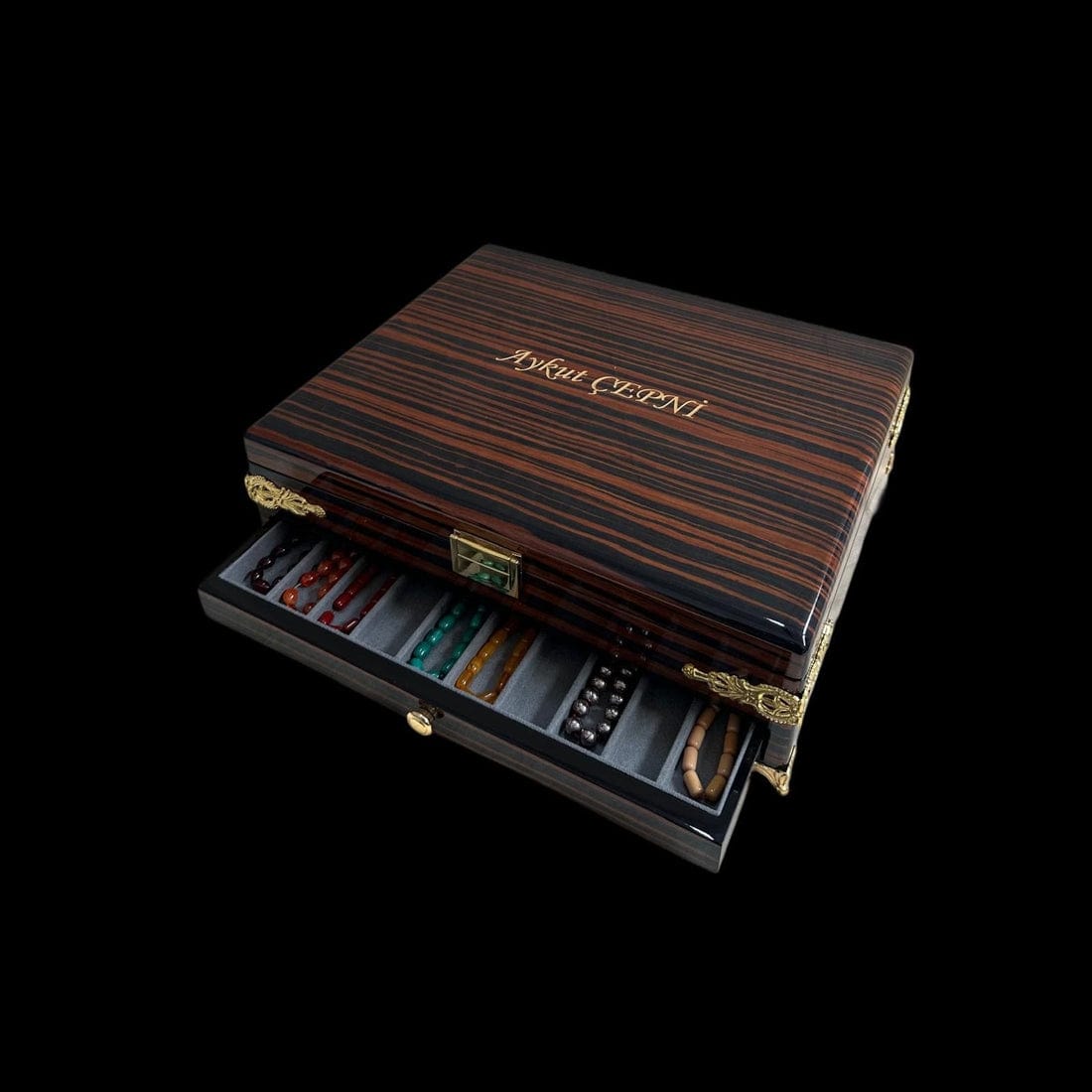 Luxury VIP Ebony Organizer Box – Handmade Display Case