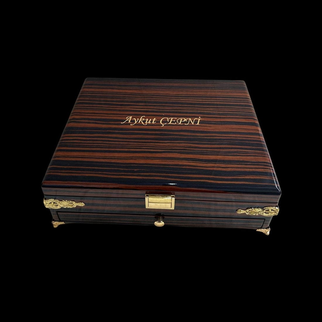 Luxury VIP Ebony Organizer Box – Handmade Display Case